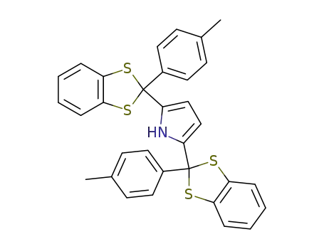 2,5-bis<2-<2-(4-tolyl)-1,3-benzodithiolyl>>pyrrole