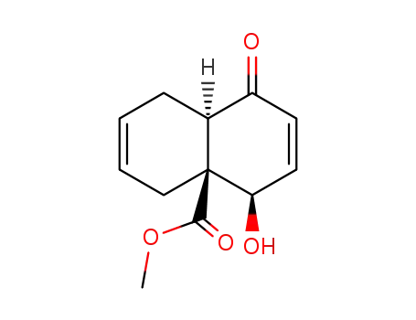 (4R*,4aS*,8aR*)-4,4a,5,8-Tetrahydro-4-hydroxy-4a-methoxycarbonyl-1(8aH)-naphthalenone