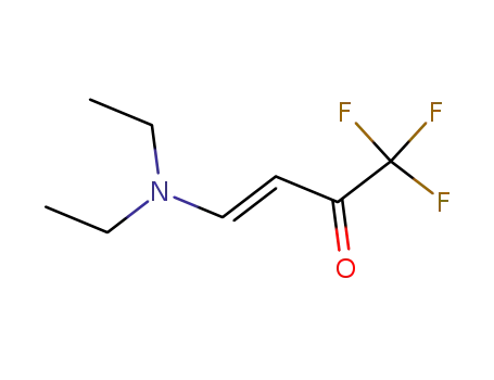 Molecular Structure of 34648-03-8 (3-Buten-2-one, 4-(diethylamino)-1,1,1-trifluoro-, (3E)-)