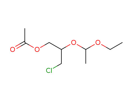 Molecular Structure of 85328-35-4 (3-chloro-2-(1-ethoxyethoxy)propyl acetate)
