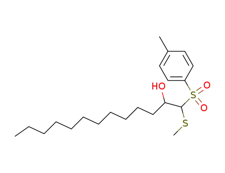 1-Methylsulfanyl-1-(toluene-4-sulfonyl)-tridecan-2-ol