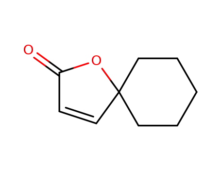 Molecular Structure of 4435-19-2 (1-Oxaspiro[4.5]dec-3-en-2-one)