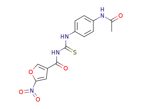 N-{4-[3-(5-Nitro-furan-3-carbonyl)-thioureido]-phenyl}-acetamide