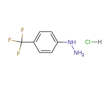 Molecular Structure of 2923-56-0 (4-(Trifluoromethyl)phenylhydrazine hydrochloride)