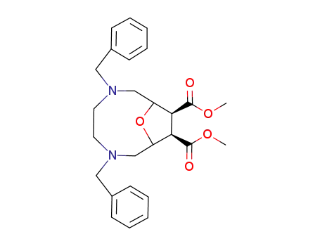 3,6-Dibenzyl-9,10-dimethoxycarbonyl-11-oxa-3,6-diazabicyclo<6.2.1>undecane