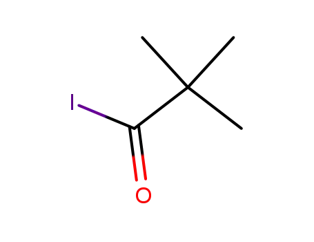 Molecular Structure of 61915-52-4 (Propanoyl iodide, 2,2-dimethyl-)