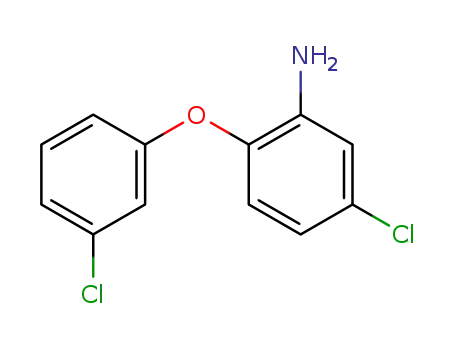 Molecular Structure of 56966-48-4 (5-Chloro-2-(2-chlorophenoxy)aniline)
