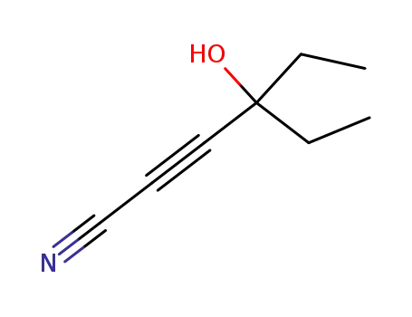 4-Ethyl-4-hydroxyhex-2-ynenitrile