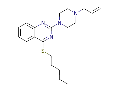 2-(4-Allyl-piperazin-1-yl)-4-pentylsulfanyl-quinazoline