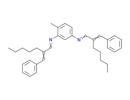 4-Methyl-N1,N3-bis-[2-[1-phenyl-meth-(E)-ylidene]-hept-(E)-ylidene]-benzene-1,3-diamine