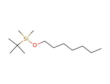 Molecular Structure of 115306-89-3 (Silane, (1,1-dimethylethyl)(heptyloxy)dimethyl-)