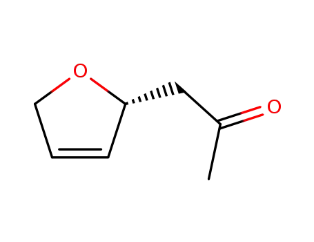 Molecular Structure of 124031-52-3 (2-Propanone, 1-(2,5-dihydro-2-furanyl)-, (R)- (9CI))