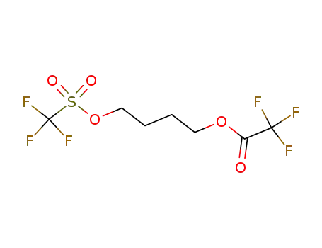 Trifluoro-acetic acid 4-trifluoromethanesulfonyloxy-butyl ester