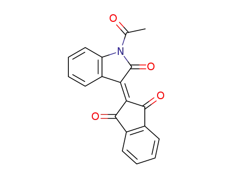 2-(1-acetyl-2-oxoindolin-3-ylidene)1,3-indandione
