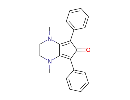 1,4-dimethyl-5,7-diphenyl-1,2,3,4-tetrahydro-6H-cyclopenta[b]pyrazin-6-one