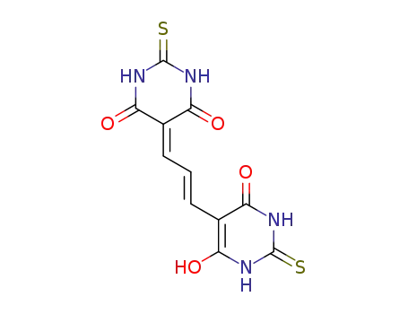 5-<3-(6-hydroxy-4-oxo-2-thioxo-1,2,3,4-tetrahydropyrimidin-5-yl)prop-2-enylidene>-2-thioxo-2,3-dihydropyrimidine-4,6(1H,5H)-dione
