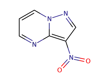 Molecular Structure of 55405-64-6 (3-NITROPYRAZOLO[1,5-A]PYRIMIDINE)