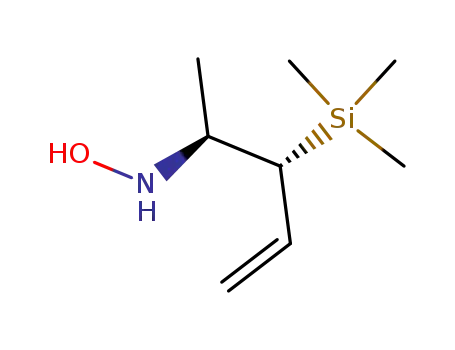 (2R*,3S*)-N-hydroxy-3-(trimethylsilyl)-4-penten-2-amine