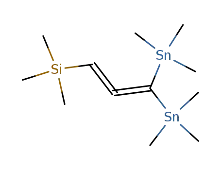 Molecular Structure of 122691-53-6 (Silane, [3,3-bis(trimethylstannyl)-1,2-propadienyl]trimethyl-)