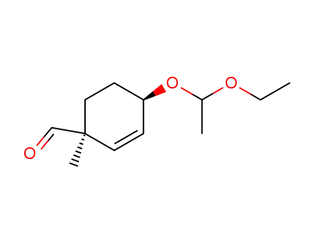 Molecular Structure of 139599-51-2 (2-Cyclohexene-1-carboxaldehyde, 4-(1-ethoxyethoxy)-1-methyl-)