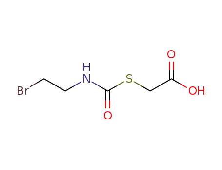 Molecular Structure of 137914-54-6 (Acetic acid, [[[(2-bromoethyl)amino]carbonyl]thio]-)