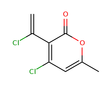 4-chloro-3-(1-chlorovinyl)-6-methyl-2-pyrone
