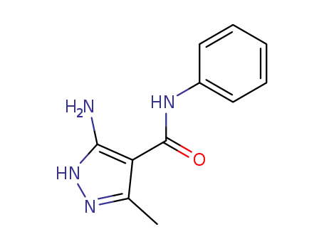 5-amino-3-methyl-N-phenylpyrazole-4-carboxamide