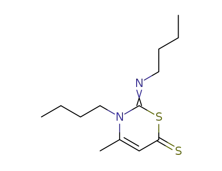 3-Butyl-2-[(Z)-butylimino]-4-methyl-2,3-dihydro-[1,3]thiazine-6-thione