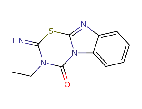 3-Ethyl-2-imino-2,3-dihydro-1-thia-3,4a,9-triaza-fluoren-4-one