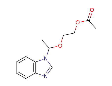 2-(1-(1H-benzo[d]imidazol-1-yl)ethoxy)ethyl acetate