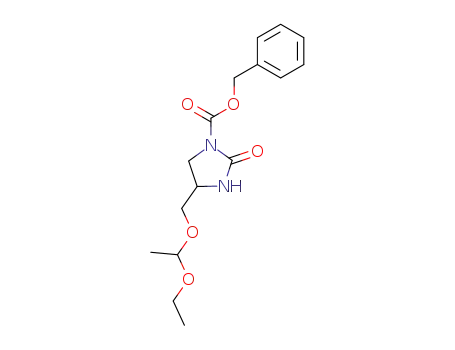 4-(1-Ethoxy-ethoxymethyl)-2-oxo-imidazolidine-1-carboxylic acid benzyl ester