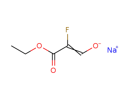 Molecular Structure of 1652-39-7 (2-Fluoro-3-sodiooxyacrylic acid ethyl ester)