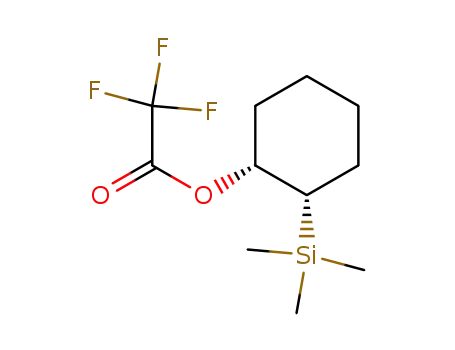 Molecular Structure of 80866-33-7 (Acetic acid, trifluoro-, 2-(trimethylsilyl)cyclohexyl ester, cis-)
