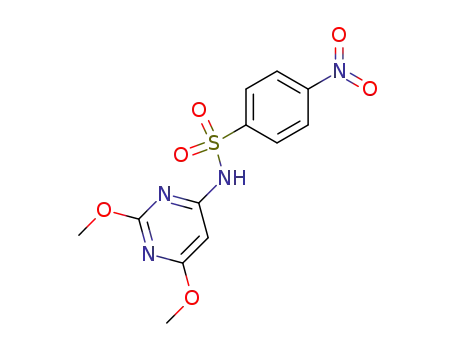 N-(2,6-dimethoxy-pyrimidin-4-yl)-4-nitro-benzenesulfonamide