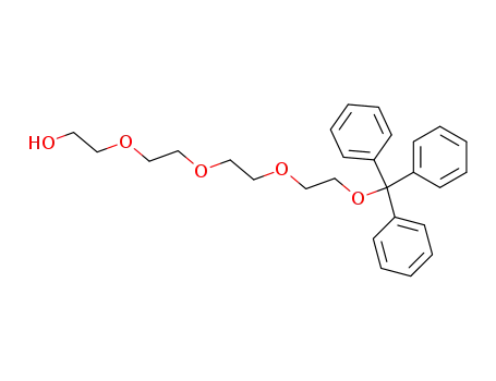 Molecular Structure of 125274-16-0 (2,5,8,11-Tetraoxatridecan-13-ol, 1,1,1-triphenyl-)