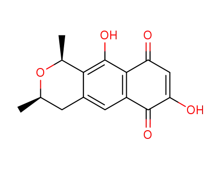 cis-7,10-dihydroxy-1,3-dimethyl-3,4-dihydro-1H-naphtho<2,3-c>pyran-6,9-dione