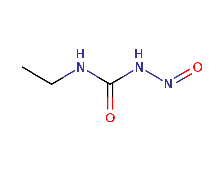 Molecular Structure of 759-73-9 (N-NITROSO-N-ETHYLUREA)