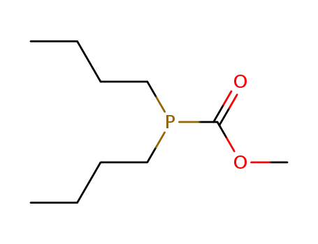 Molecular Structure of 112499-32-8 (Phosphinecarboxylic acid, dibutyl-, methyl ester)