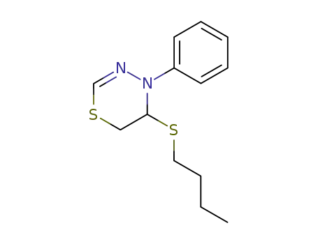 5-Butylsulfanyl-4-phenyl-5,6-dihydro-4H-[1,3,4]thiadiazine