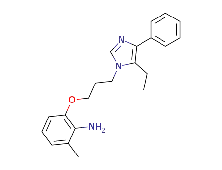 2-{3-(5-ethyl-4-phenyl-1H-imidazol-1-yl)propoxy}-6-methyl aniline
