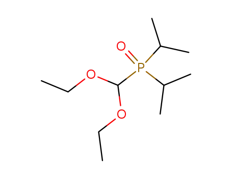 Molecular Structure of 95987-39-6 (Phosphine oxide, (diethoxymethyl)bis(1-methylethyl)-)