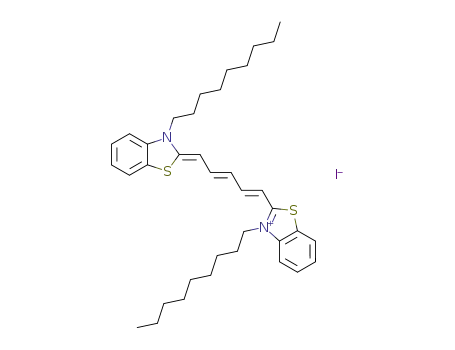 2-<5-(3-nonyl-2-benzothiazolylidene)-1,3-pentadienyl>-3-nonylbenzothiazolium iodide