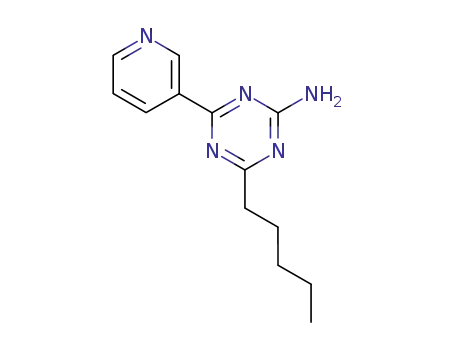 4-Pentyl-6-pyridin-3-yl-[1,3,5]triazin-2-ylamine