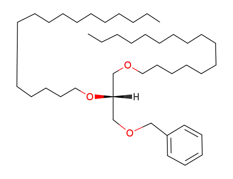 Molecular Structure of 13071-57-3 ([R,(-)]-3-O-Benzyl-1-O,2-O-dihexadecyl-L-glycerol)