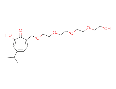 2-Hydroxy-7-(2-{2-[2-(2-hydroxy-ethoxy)-ethoxy]-ethoxy}-ethoxymethyl)-4-isopropyl-cyclohepta-2,4,6-trienone