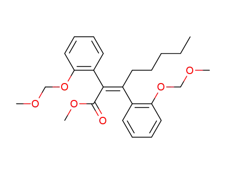 (Z)-2,3-Bis-(2-methoxymethoxy-phenyl)-oct-2-enoic acid methyl ester