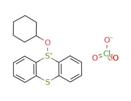 5-cyclohexyloxythianthreniumyl perchlorate