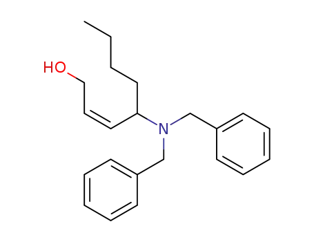 (Z)-4-Dibenzylamino-oct-2-en-1-ol