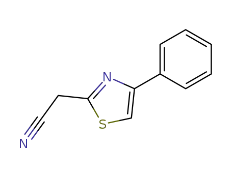 2-(4-phenylthiazol-2-yl)acetonitrile