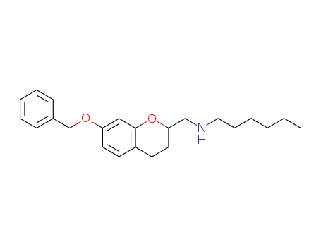 (7-Benzyloxy-chroman-2-ylmethyl)-hexyl-amine
